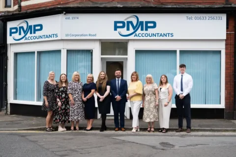 Photo of PMP Accountants team outside the office - CIS Support from PMP Accounts